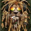 Jamaican Lion paint by numbers