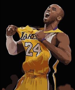 Kobe Bryant paint by numbers