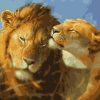 Lion Couple paint by numbers