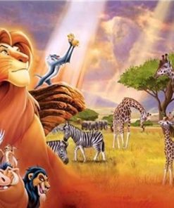 Lion King paint by numbers