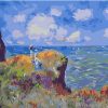On The Bluff At Pourville Claude Monet paint by numbers