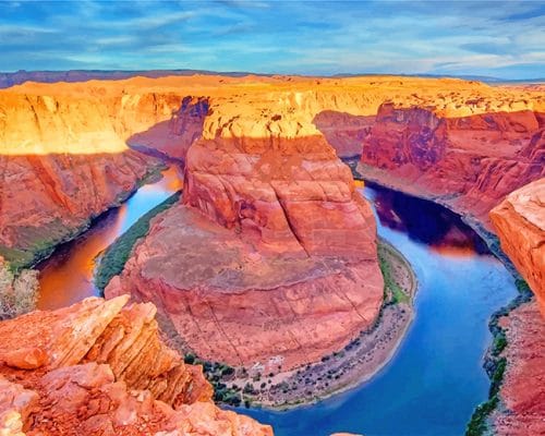 Amazing Grand Canyon Arizona paint by numbers
