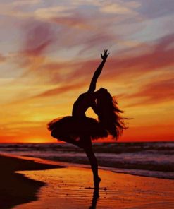Ballerina Sunset paint by numbers