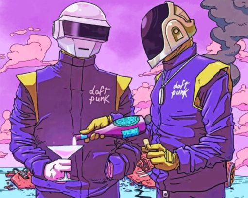 Cool Daft Punk Paint by numbers