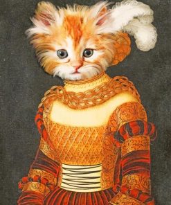 Historical Cat paint by numbers