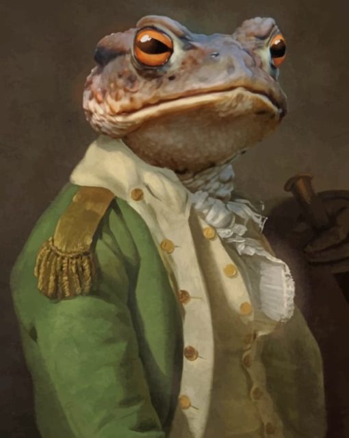 Joseph Ducreux Frog Paint by numbers
