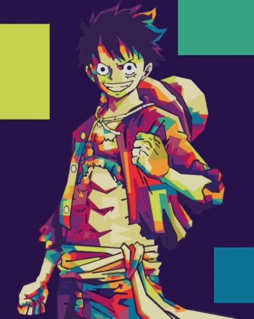 Monkey D Luffy Paint by numbers