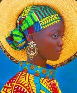 Afro Girl Paint by numbers