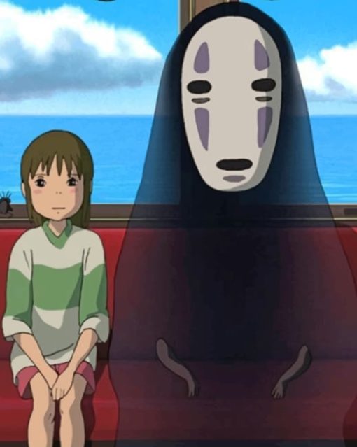 Chihiro And No Face paint by numbers
