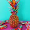 Colorful Pineapple And Bananas Paint by numbers
