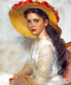 Gorgeous Vintage Woman Paint by numbers
