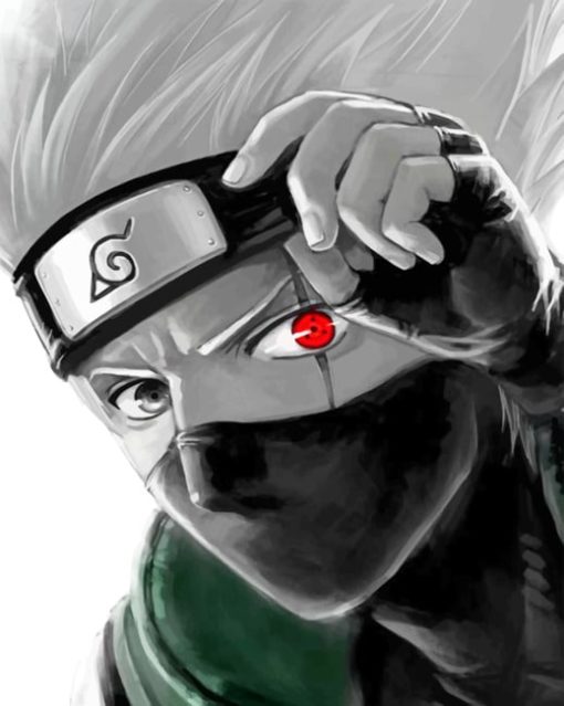 Kakashi paint by numbers