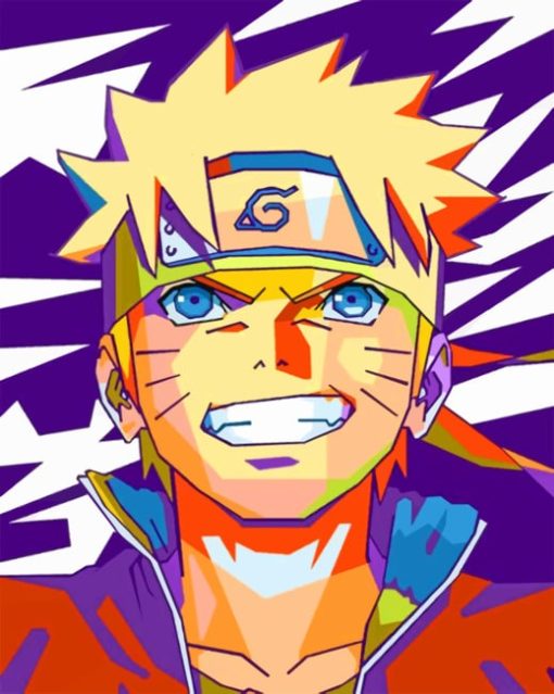 Naruto Pop Art paint by numbers