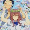 Silent Voice Anime paint by numbers