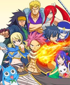 Fairy Tail Paint by numbers