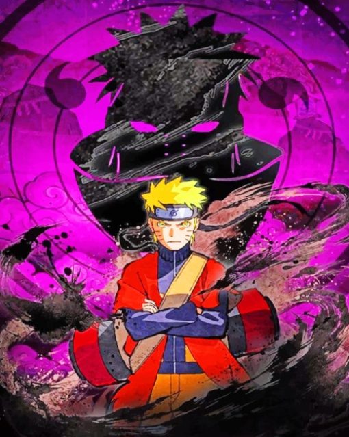 Naruto paint by numbers