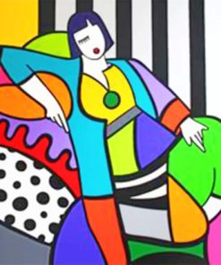 Woman Pop Art Paint by numbers
