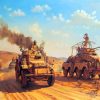 Battle Tanks Art paint by numbers