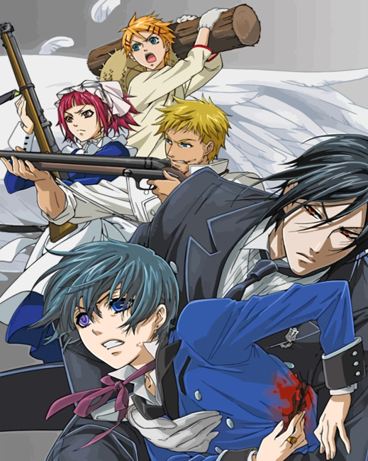 Black Butler Manga Paint by numbers
