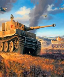 german tiger tank paint by numberS