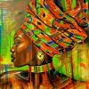 African Woman Art Paint by numbers