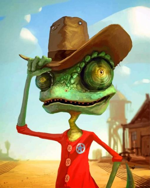 Cowboy Rango Paint by numbers