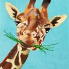 Funny Giraffe Paint by numbers