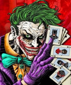 Joker Comic Paint by numbers