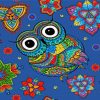 Mandala Owl Art Paint by numbers