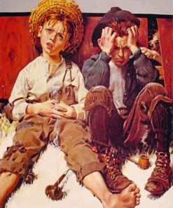 norman-rockwell-tom-sawyer-and-huckleberry-finn-paint-by-number