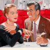 Aesthetic Retro Couple paint by numbers