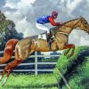 Steeplechase Horse Paint by numbers
