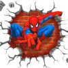 Cracked Wall Spider Man Paint by numbers