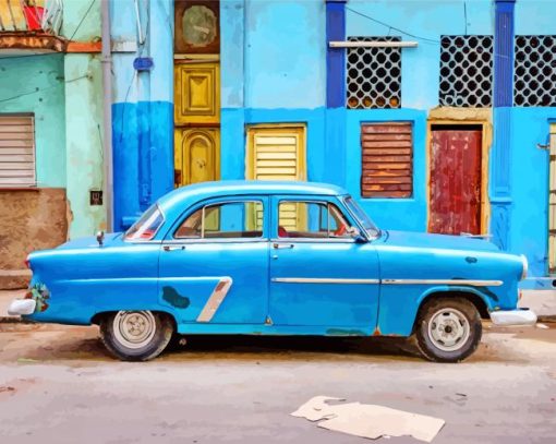 Cuba Blue Car Paint by numbers