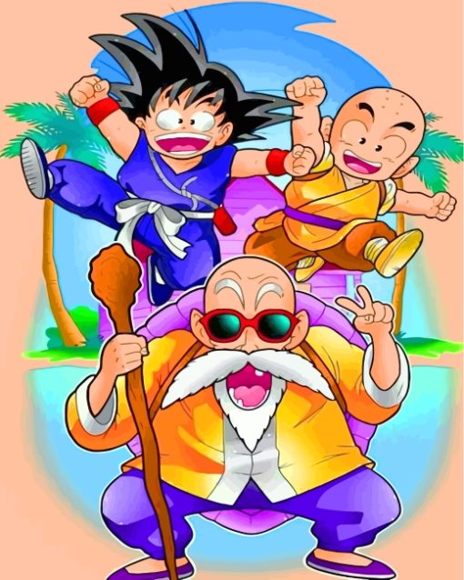Dragon Ball Z Paint by numbers