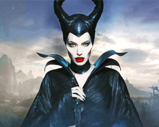 Maleficent Paint by numbers