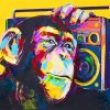 Monkey Art Paint by numbers