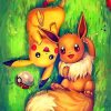 Pokemon Anime Paint by numbers