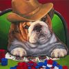 Gambling Dog Paint by numbers