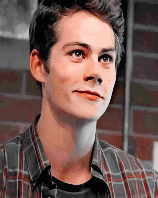 handsome-dylan-o-brien-paint-by-number