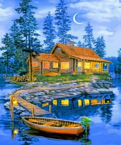lakeside-boat-paint-by-number