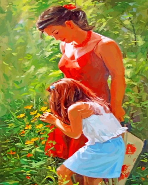 woman-and-daughter-paint-by-number