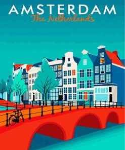 Amsterdam Netherlands Paint by numbers