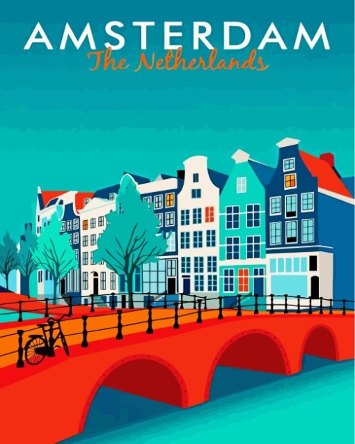 Amsterdam Netherlands Paint by numbers