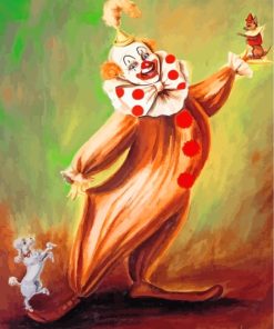 Circus Clown Paint by numbers