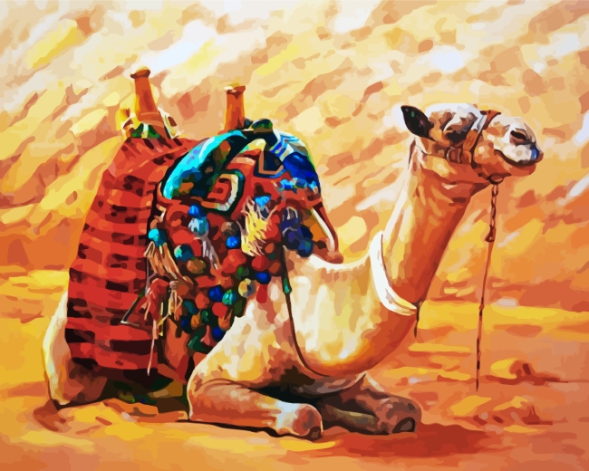 Desert Camel Paint by numbers