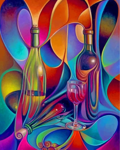 abstract-bottles-paint-by-numbers