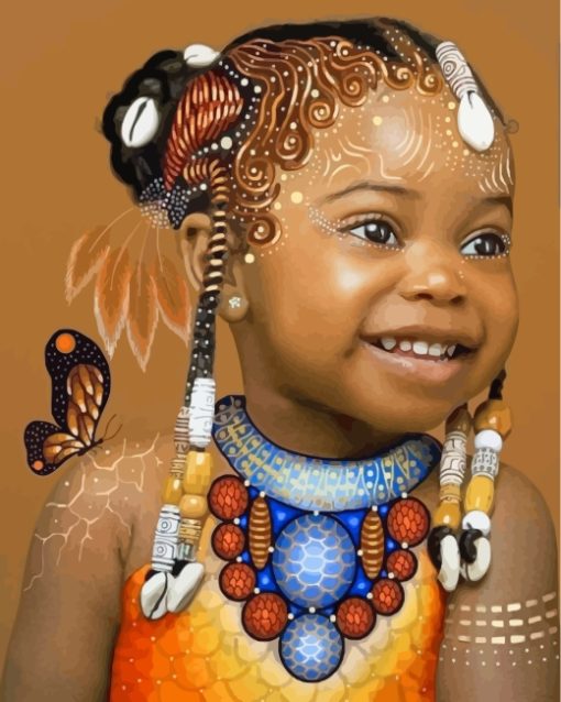 black-little-girl-paint-by-numbers
