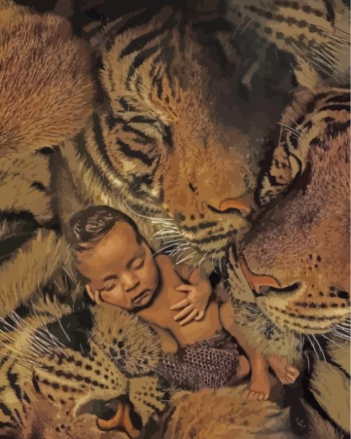 newborn-and-tigers-paint-by-numbers