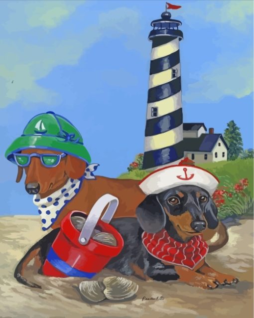 summer-dachsund-paint-by-numbers